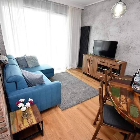 Apartament Blue Bastion Walowa 23C Z Klimatyzacja I Miejscem Parkingowym W Podziemnym Parkingu Gdansk Exterior foto