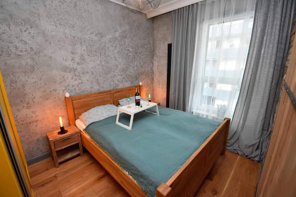 Apartament Blue Bastion Walowa 23C Z Klimatyzacja I Miejscem Parkingowym W Podziemnym Parkingu Gdansk Exterior foto