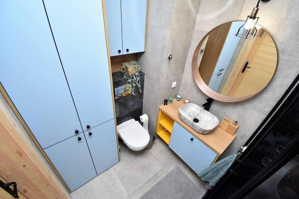 Apartament Blue Bastion Walowa 23C Z Klimatyzacja I Miejscem Parkingowym W Podziemnym Parkingu Gdansk Exterior foto